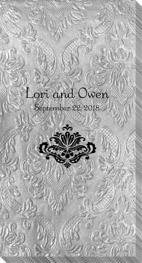 Simply Ornate Scroll Carte Guest Towels